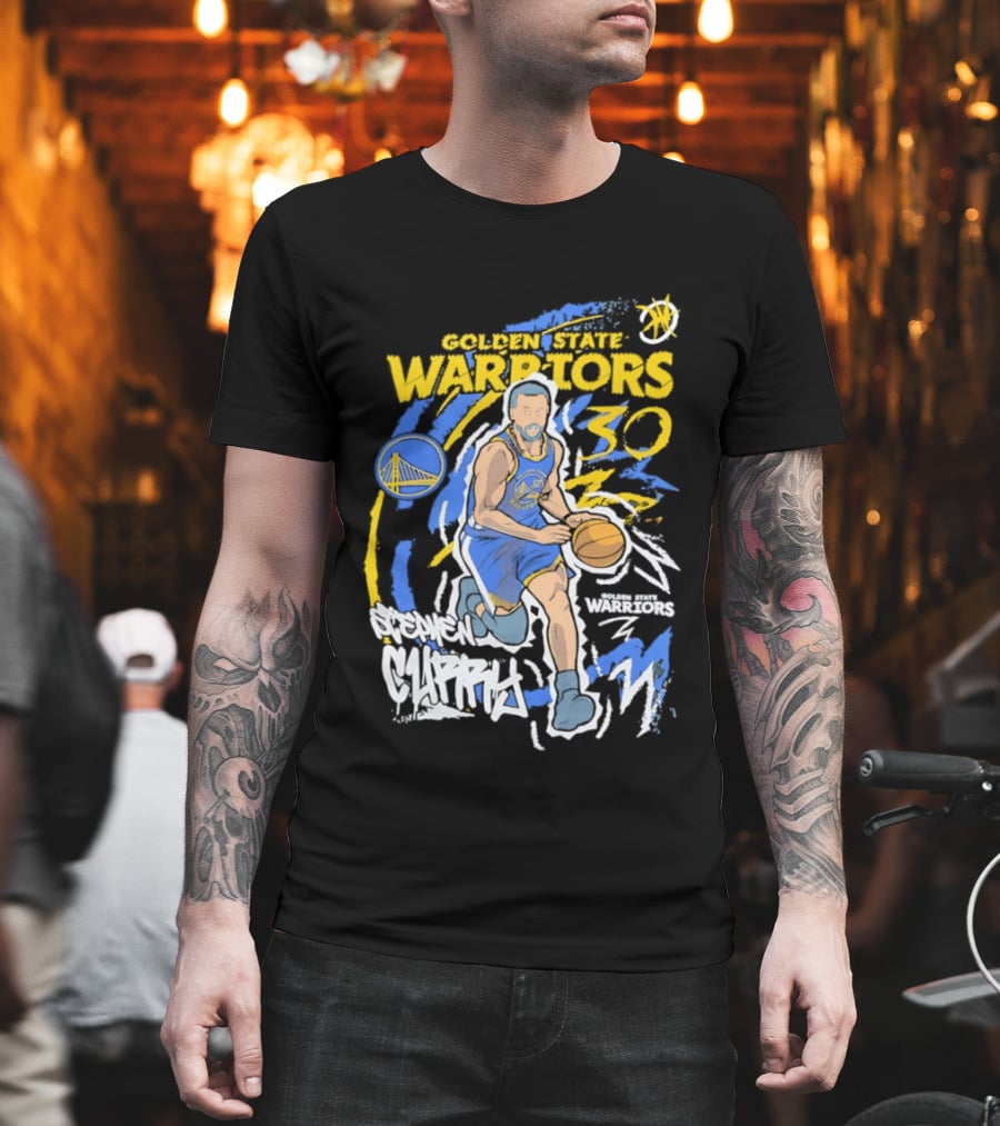 Golden State Warriors Stephen Curry 30 Basketball Player T-Shirt