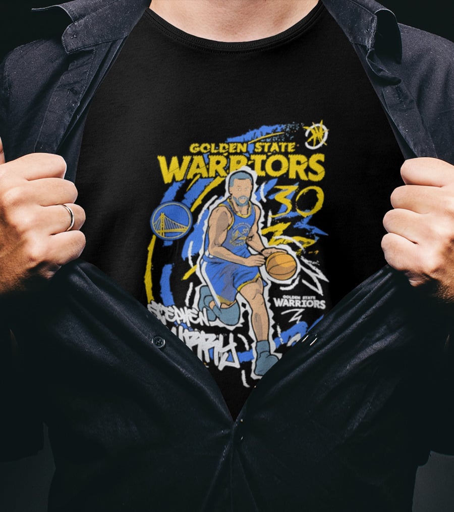 Golden State Warriors Stephen Curry 30 Basketball Player T-Shirt