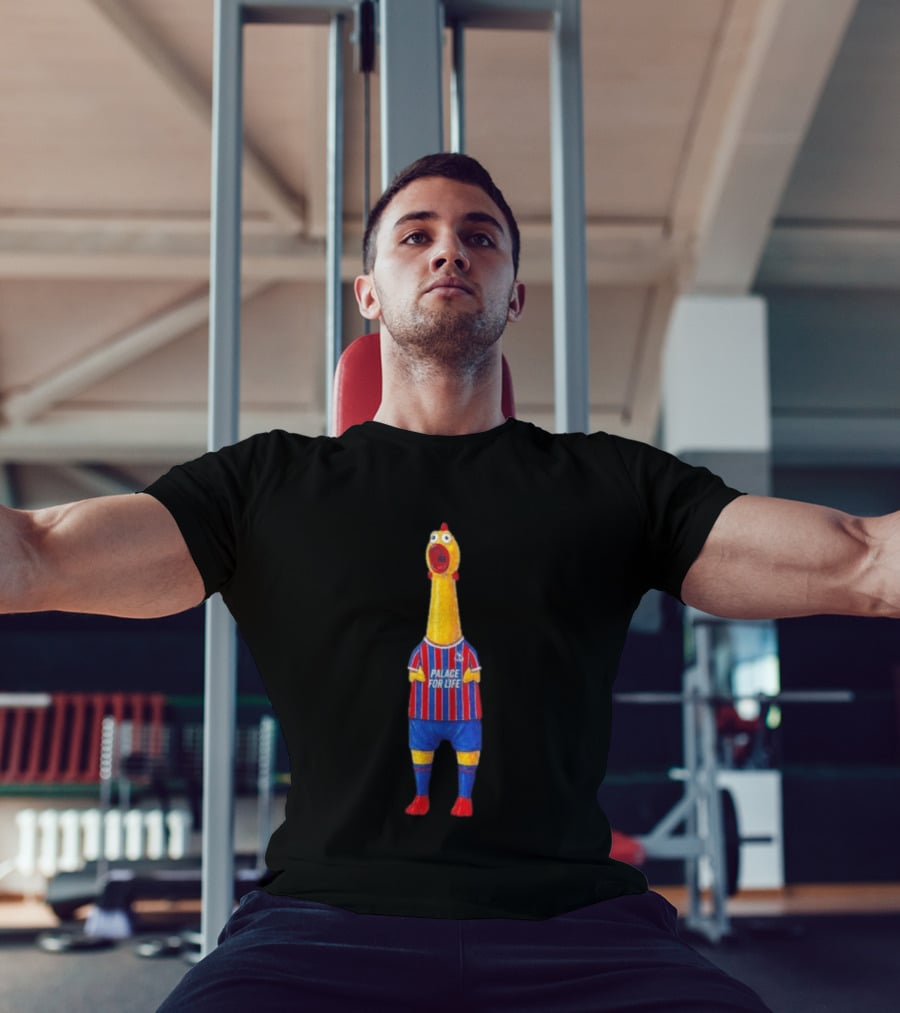 Paxo The Chicken Palace For Life Crystal Palace FC T-Shirt