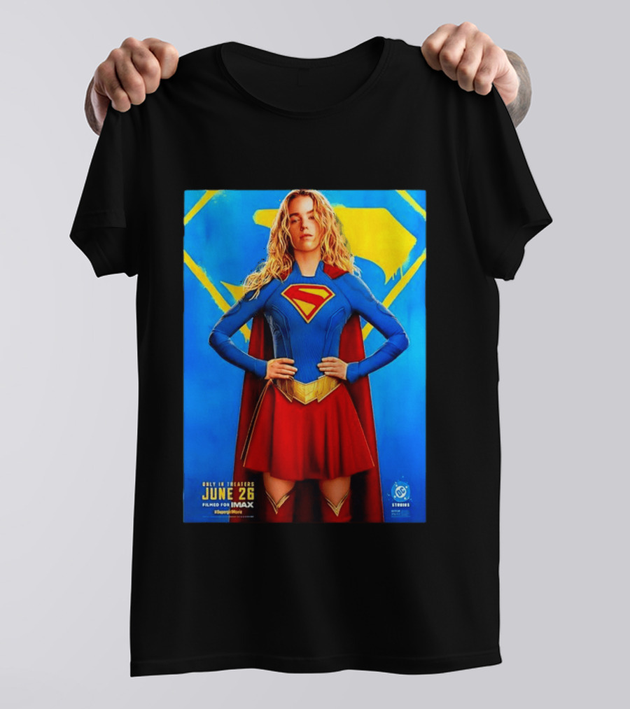 DC Studios Supergirl Movie June 26 Theaters Imax T-Shirt