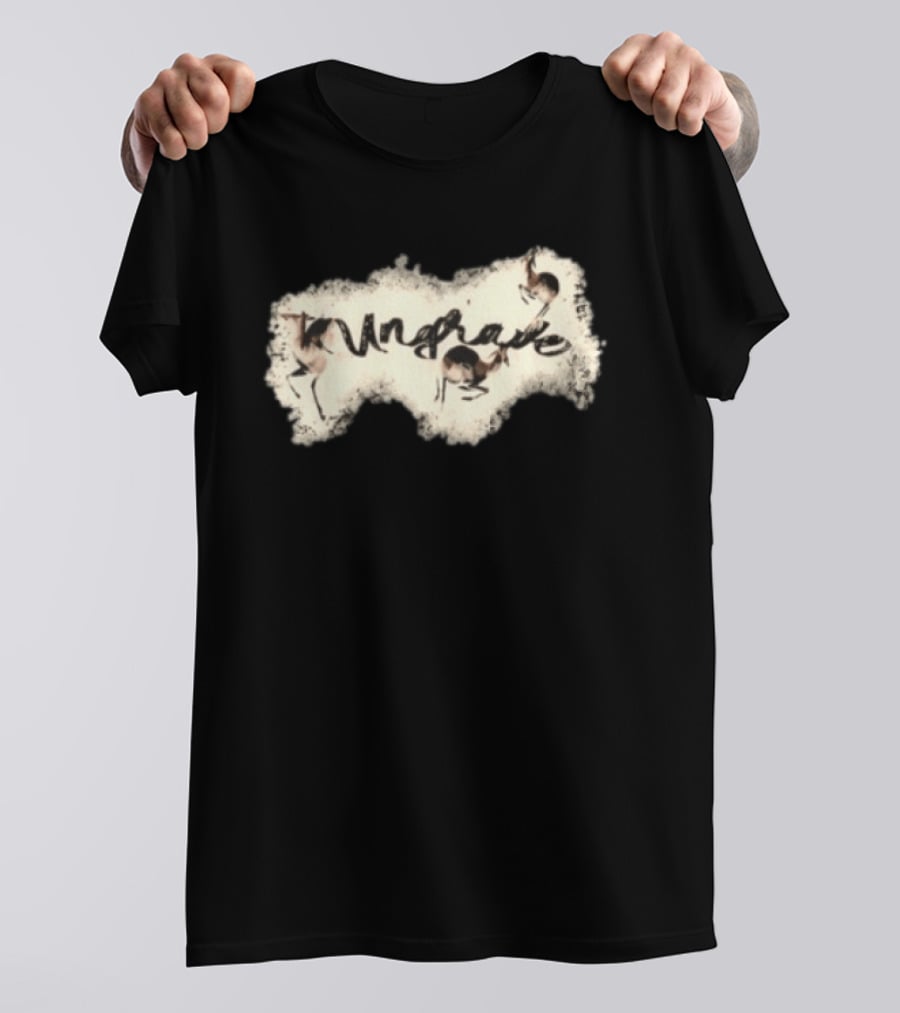 Ungrave Brown Shadow Deer Ungrave T-Shirt