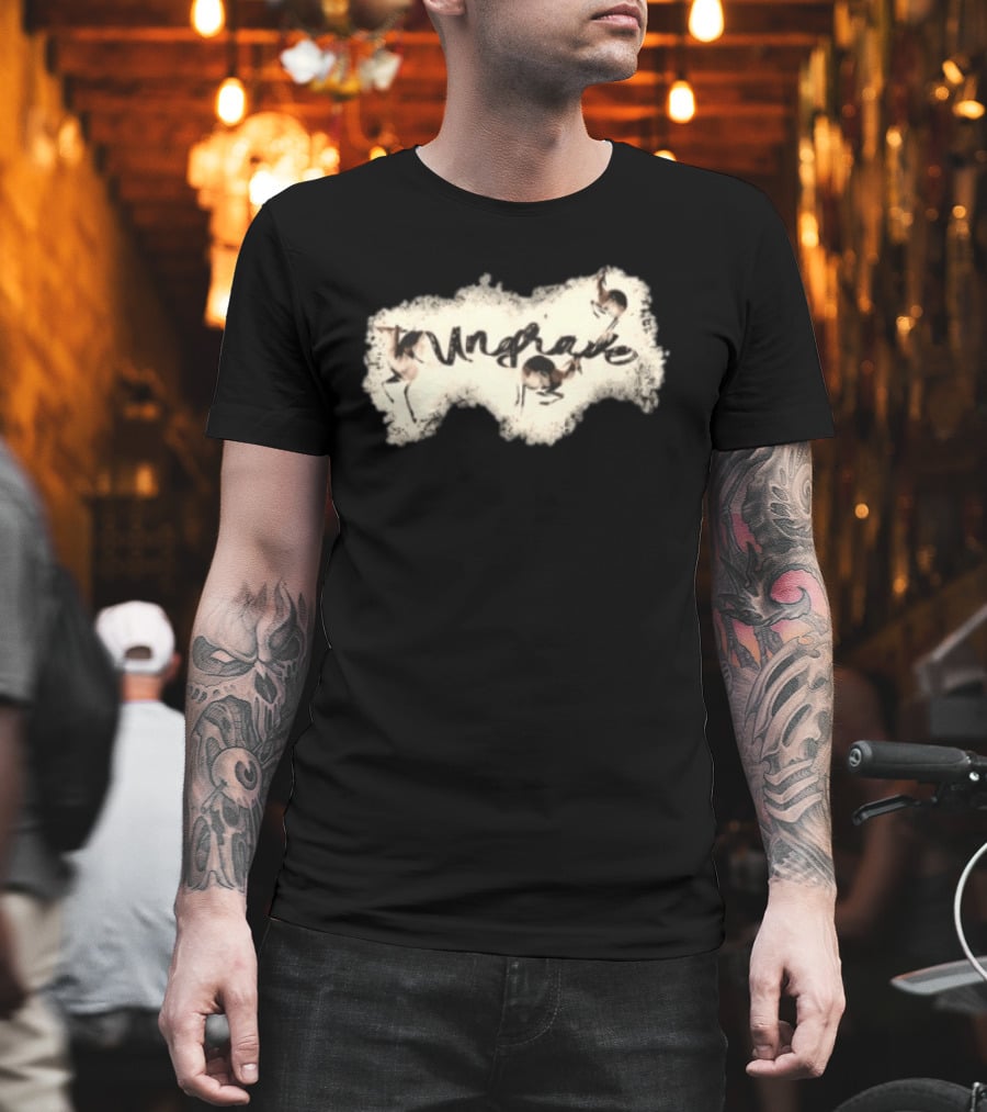 Ungrave Brown Shadow Deer Ungrave T-Shirt