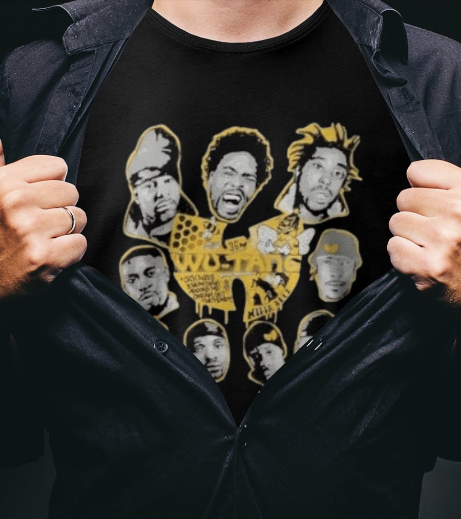 Wu Tang Clan The Final Chamber Tour 2026 Iconic Members Collage 36th Chamber T-Shirt