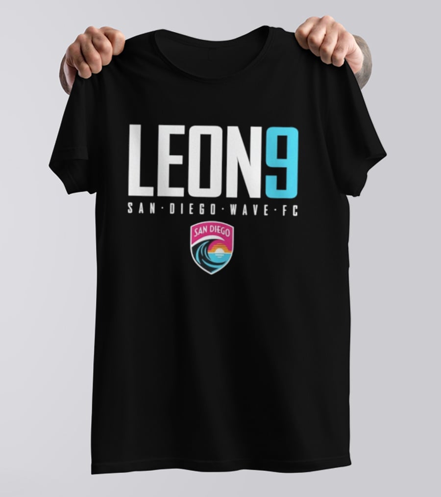 Adriana Leon 9 San Diego Wave FC T-Shirt