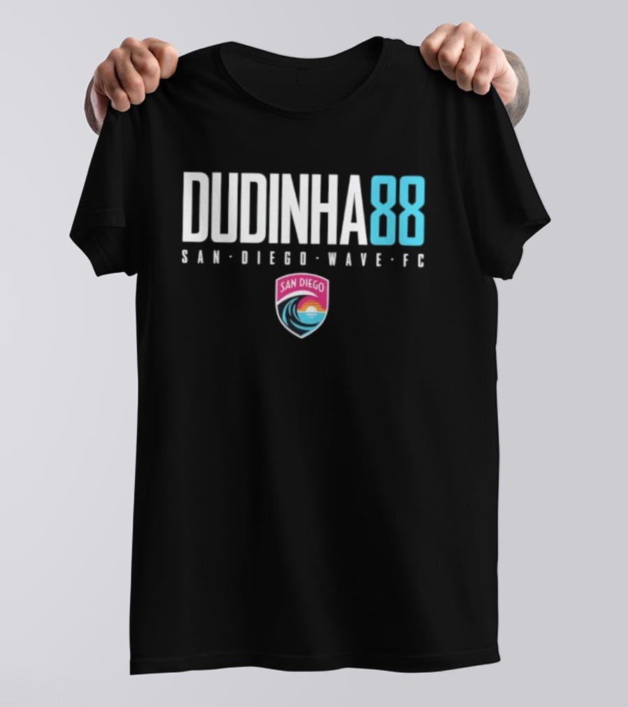 Dudinha 88 San Diego Wave FC Fan Gear Soccer Team T-Shirt