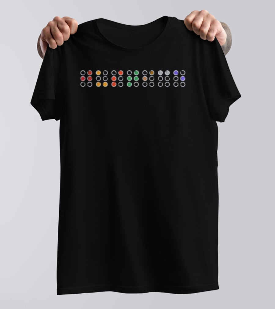 Blind Justice Skull Scale ASCII T-Shirt