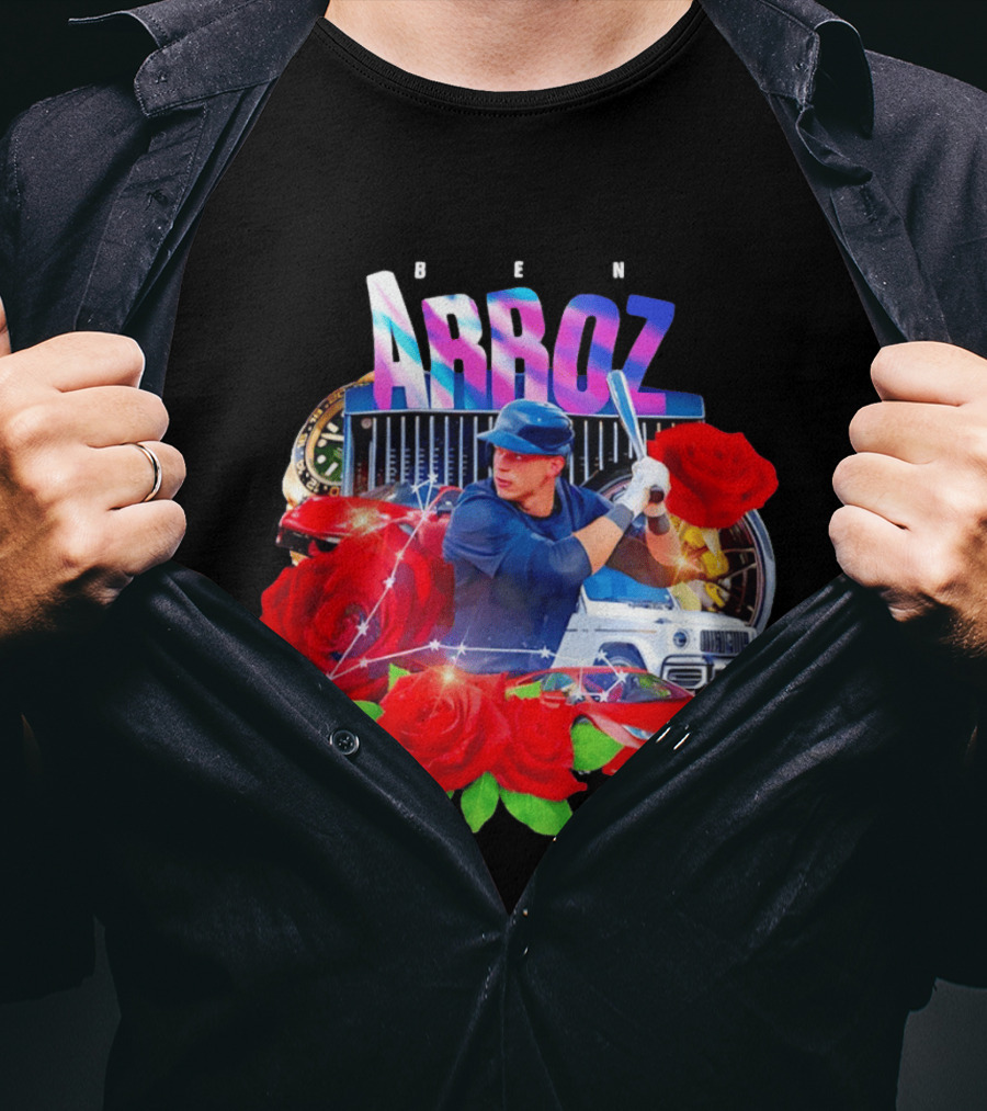 Ben Arroz Baseball Player Luxury Cars Roses #22 T-Shirt