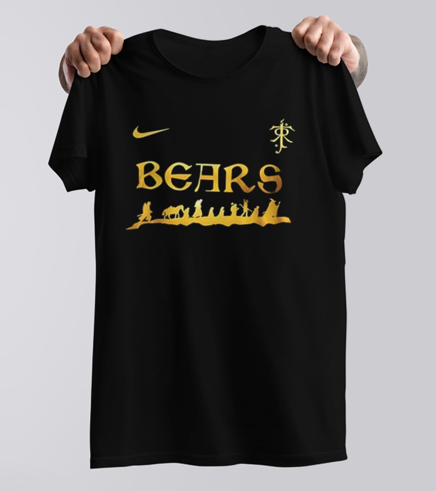 Chicago Bears Fellowship Of The Ring Nike Collaboration T-Shirt