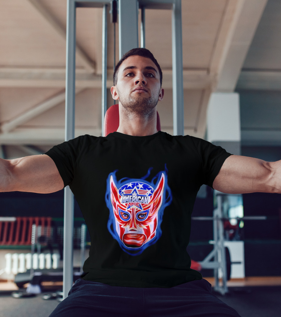 Cody Rhodes American Made Luchador Mask Star Spangled T-Shirt