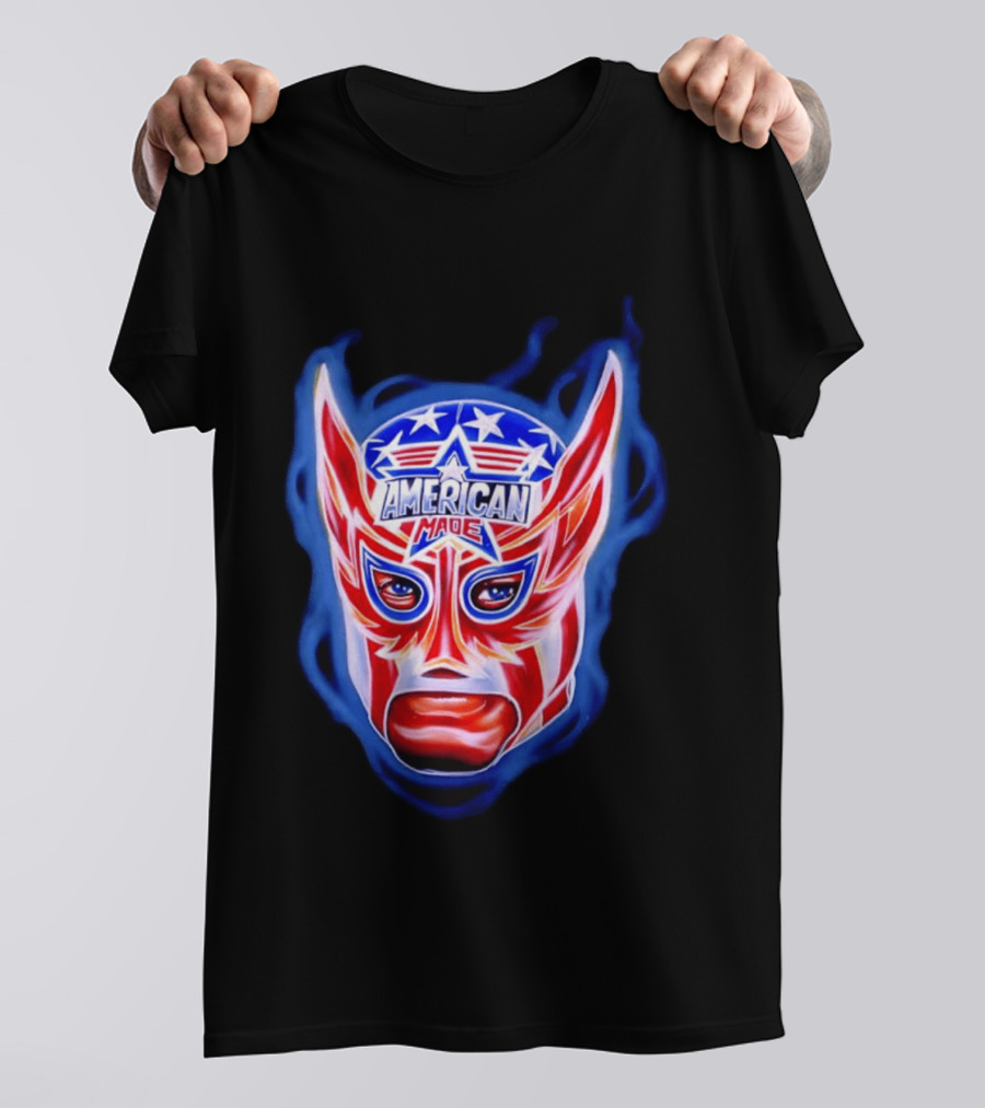 Cody Rhodes American Made Luchador Mask Star Spangled T-Shirt