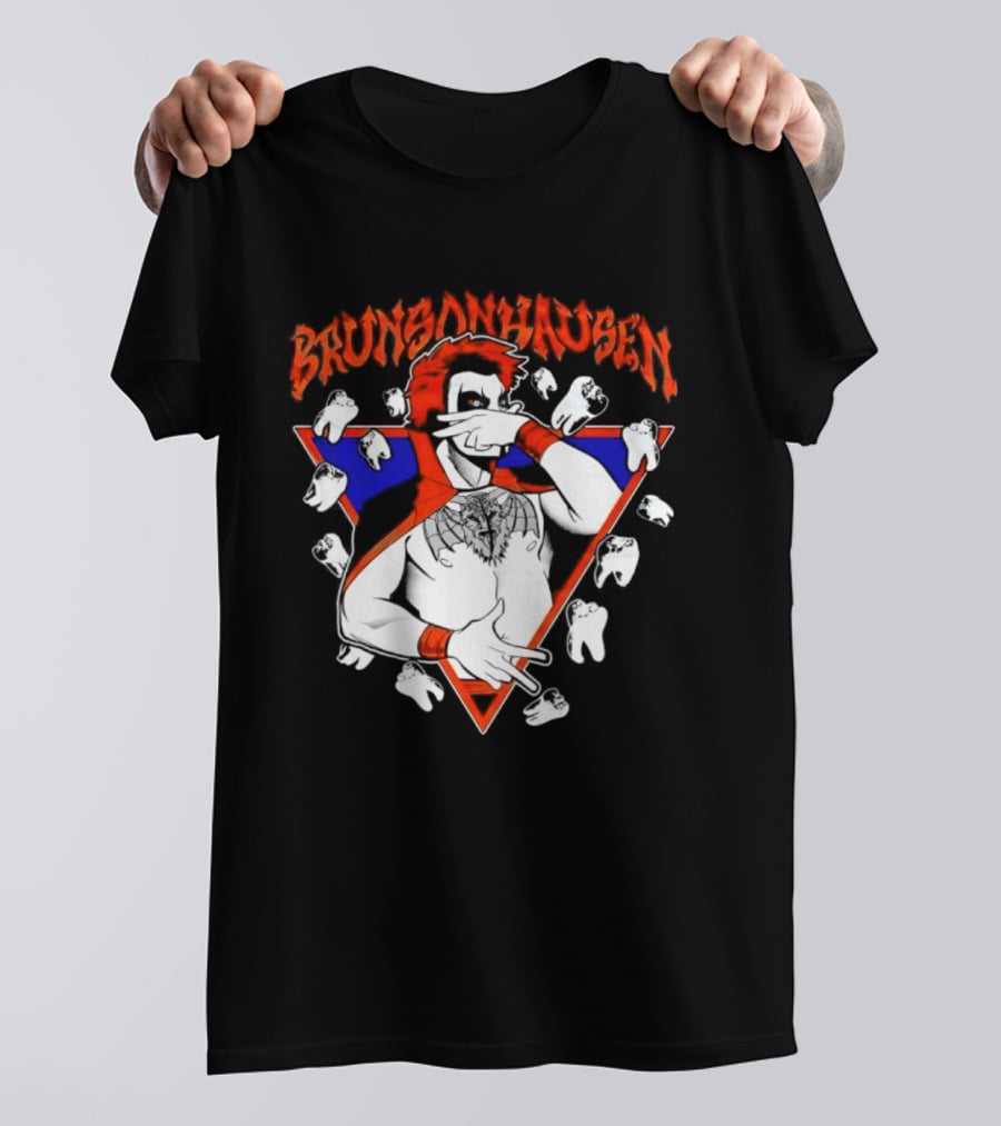 Brunsonhausen WWE Fan Art Featuring Danhausen And Jalen Brunson T-Shirt