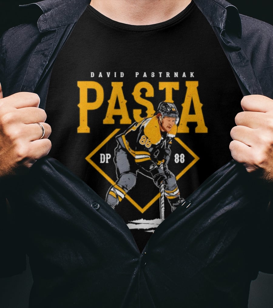 David Pastrnak Pasta BP 88 Boston Bruins NHL Player T-Shirt