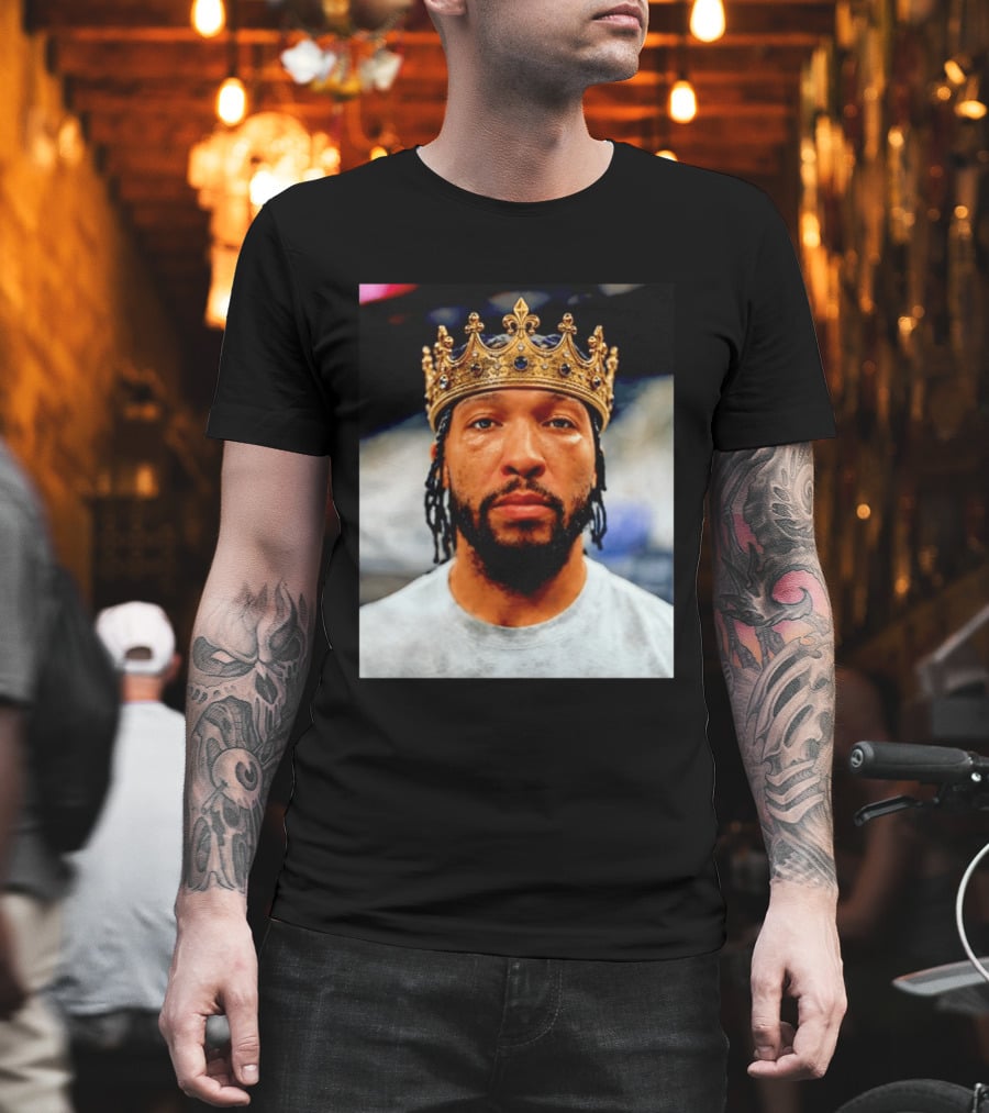Jalen Brunson King New York Knicks Crown T-Shirt