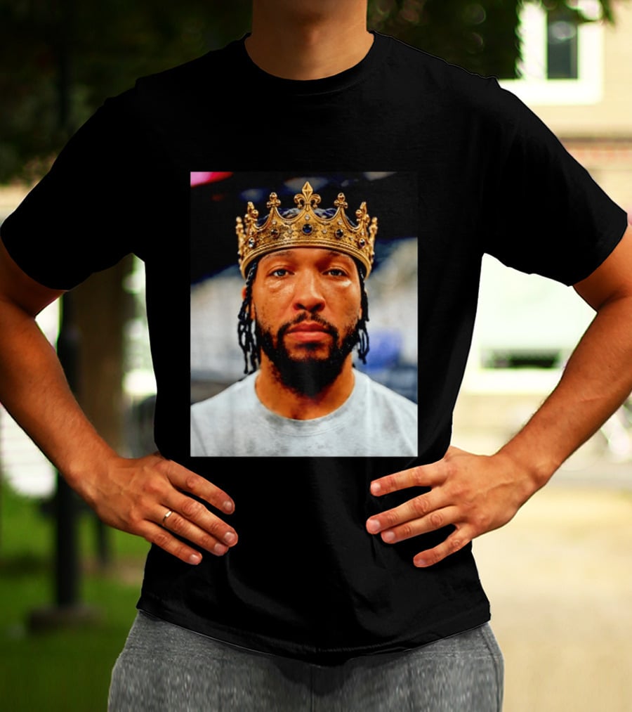 Jalen Brunson King New York Knicks Crown T-Shirt