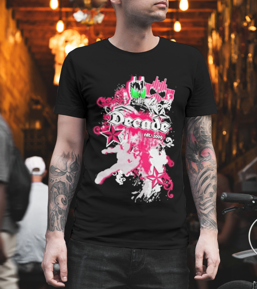 Kamen Rider Decade Est 2009 Heroic Starburst Adventure T-Shirt