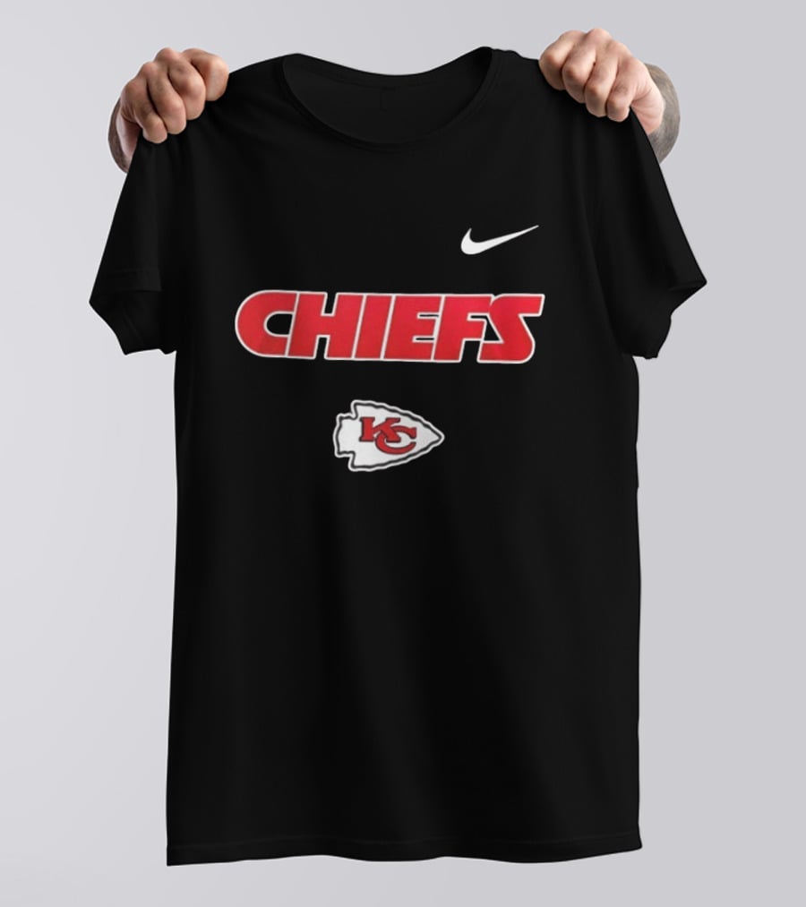 Kansas City Chiefs Nike KC Logo Proud Mechanic Skeleton T-Shirt