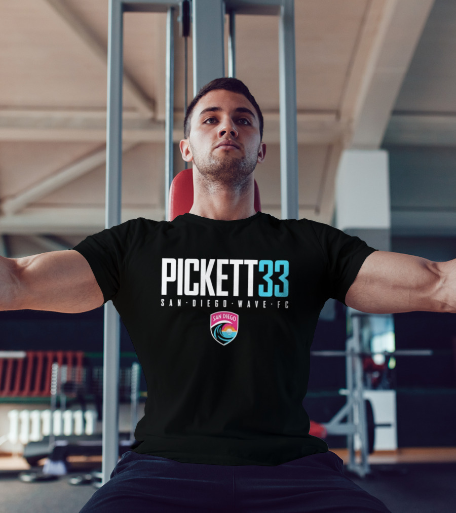 Kiki Pickett 33 San Diego Wave FC T-Shirt