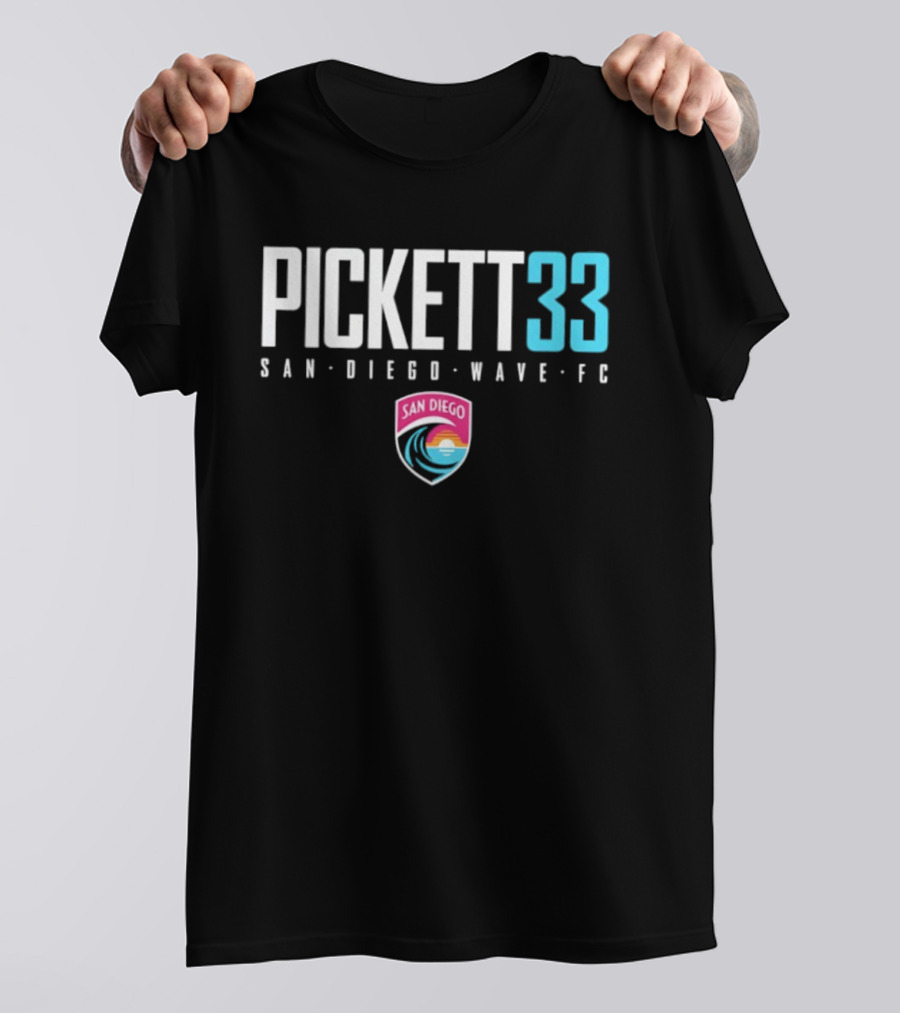 Kiki Pickett 33 San Diego Wave FC T-Shirt
