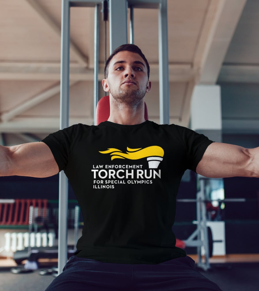 Law Enforcement Torch Run Special Olympics Illinois T-Shirt
