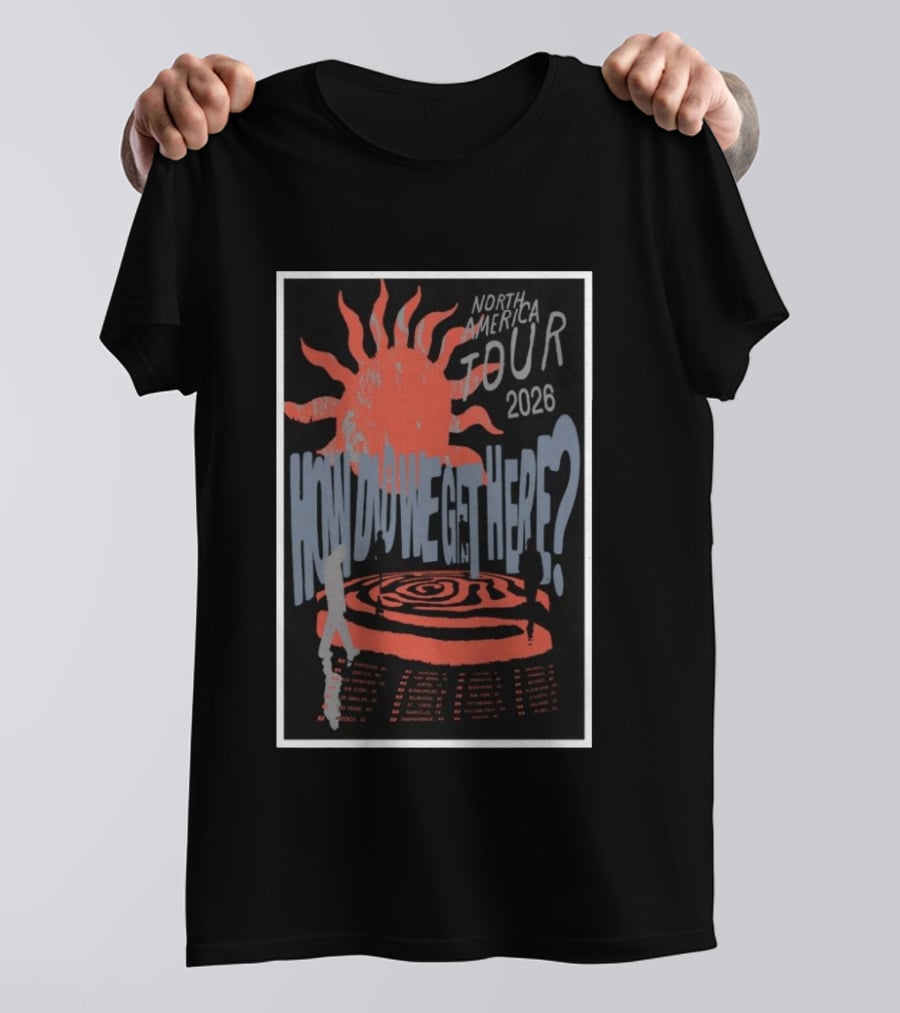 Louis Tomlinson North America Tour 2026 How Did We Get Here T-Shirt