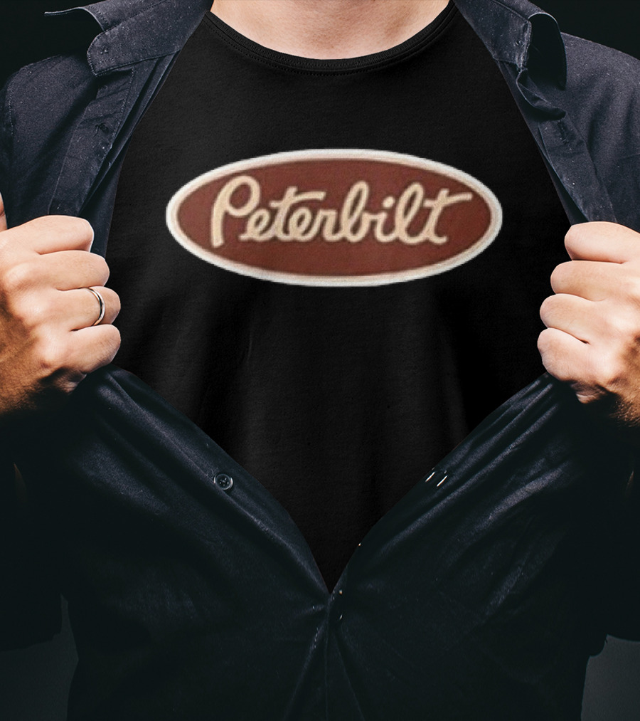 Peterbilt Truck Drawing Classic Two Sided T-Shirt