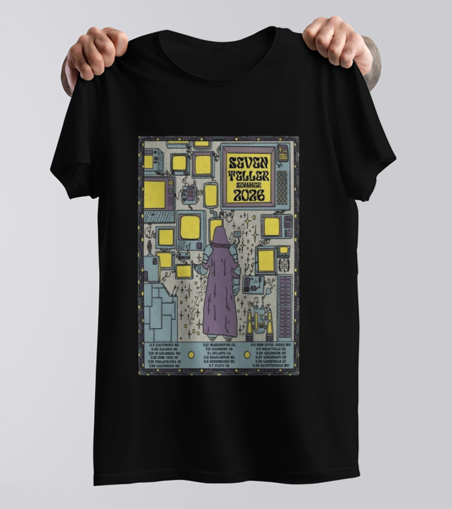 Seven Teller Summer 2026 Baltimore MD Tour June 4 T-Shirt