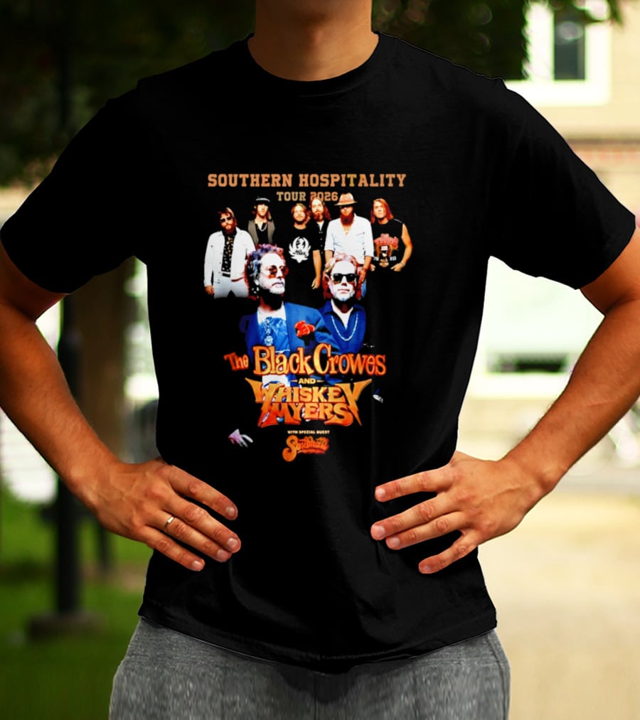 Southern Hospitality Tour 2026 The Black Crowes Whiskey Myers T-Shirt