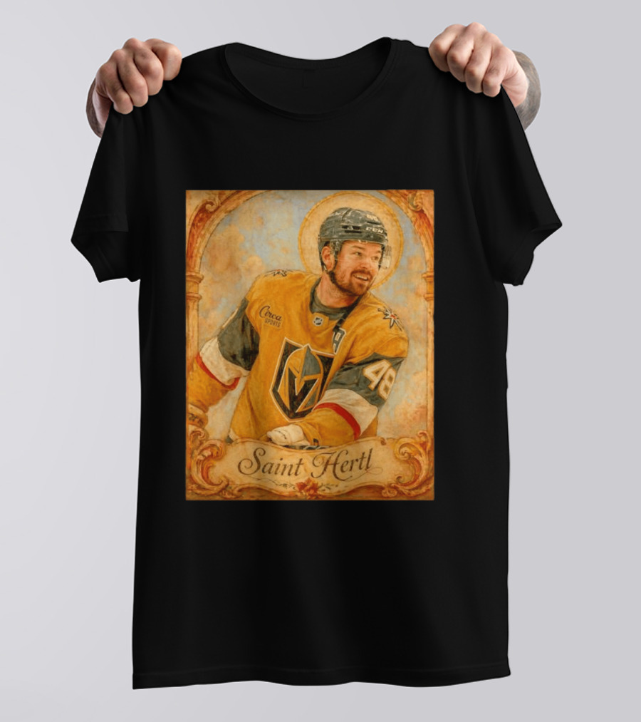 Tomas Hertl Vegas Golden Knights Saint Hertl NHL Circa Sports T-Shirt