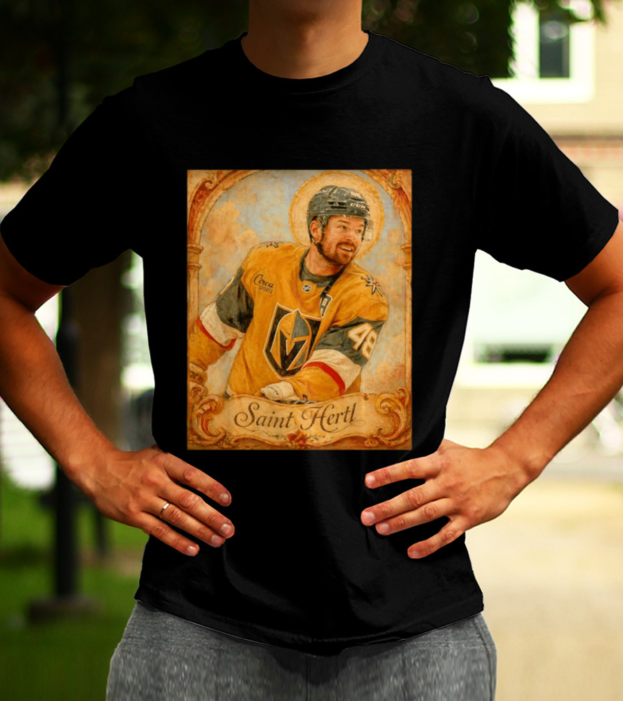 Tomas Hertl Vegas Golden Knights Saint Hertl NHL Circa Sports T-Shirt