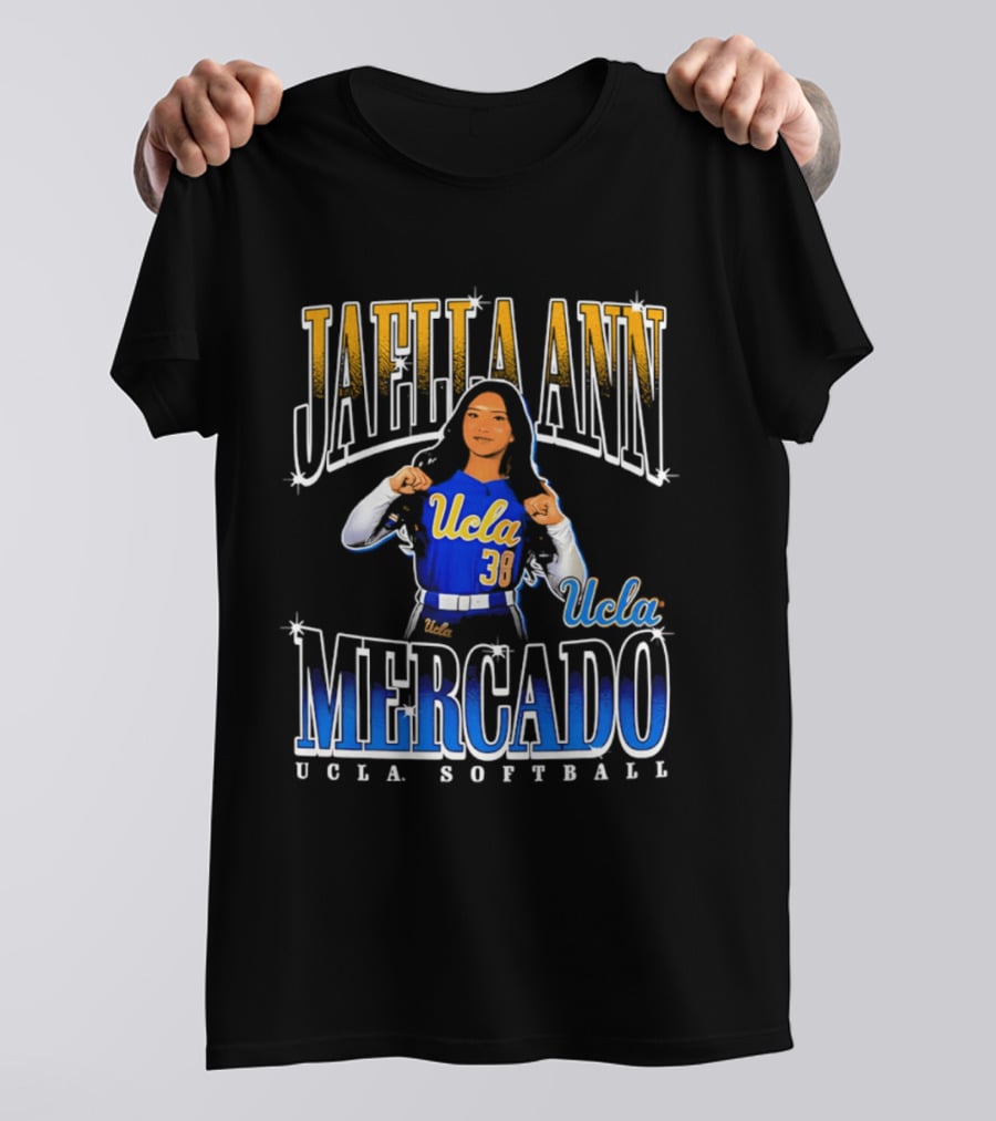 UCLA Softball Jaella Ann Mercado Number 38 T-Shirt