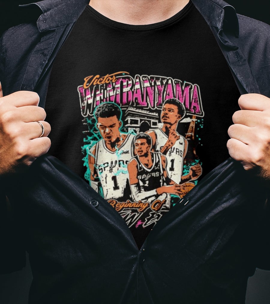 Victor Wembanyama San Antonio Spurs The Beginning Of New Era T-Shirt
