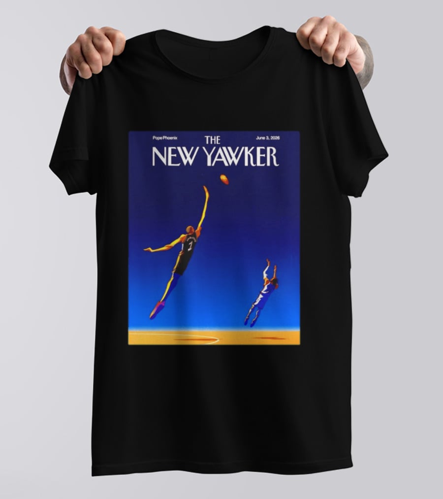 The New Yawker June 3 2026 Basketball Cover Pope Phoenix T-Shirt