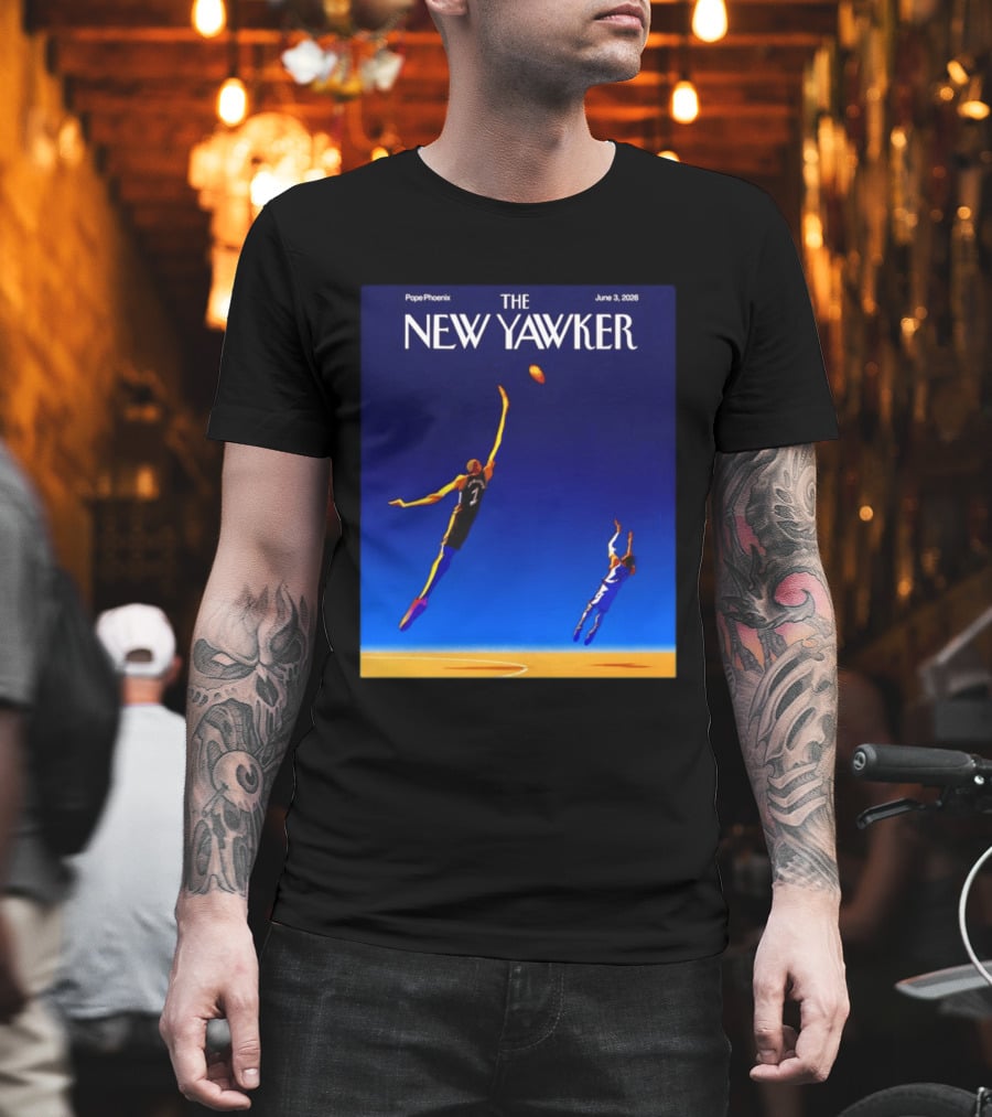 The New Yawker June 3 2026 Basketball Cover Pope Phoenix T-Shirt