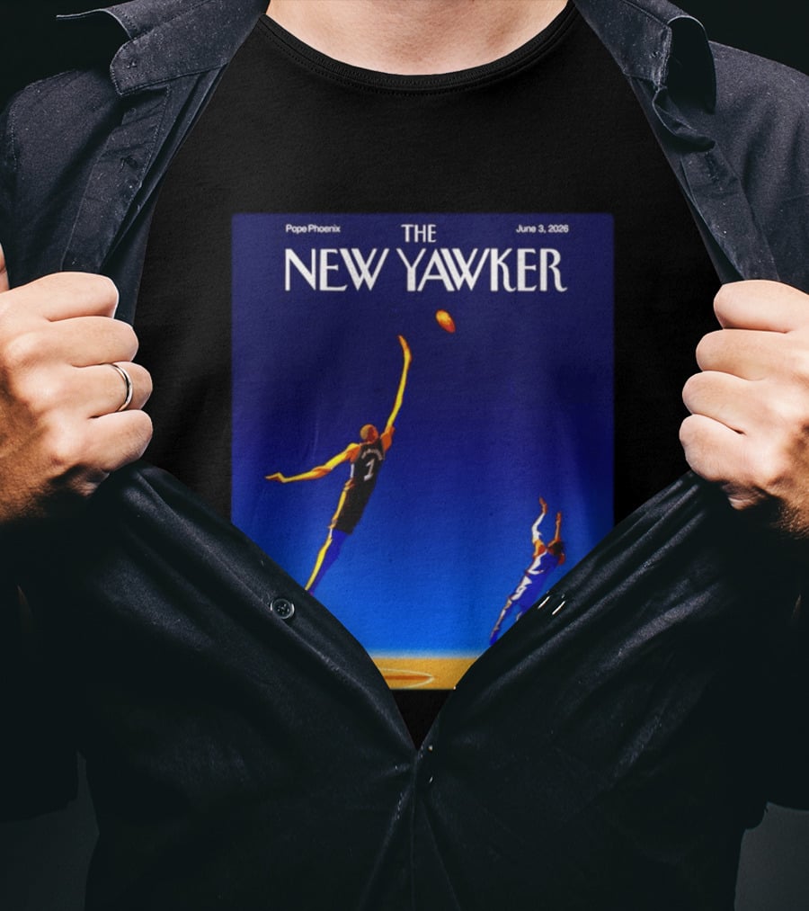 The New Yawker June 3 2026 Basketball Cover Pope Phoenix T-Shirt