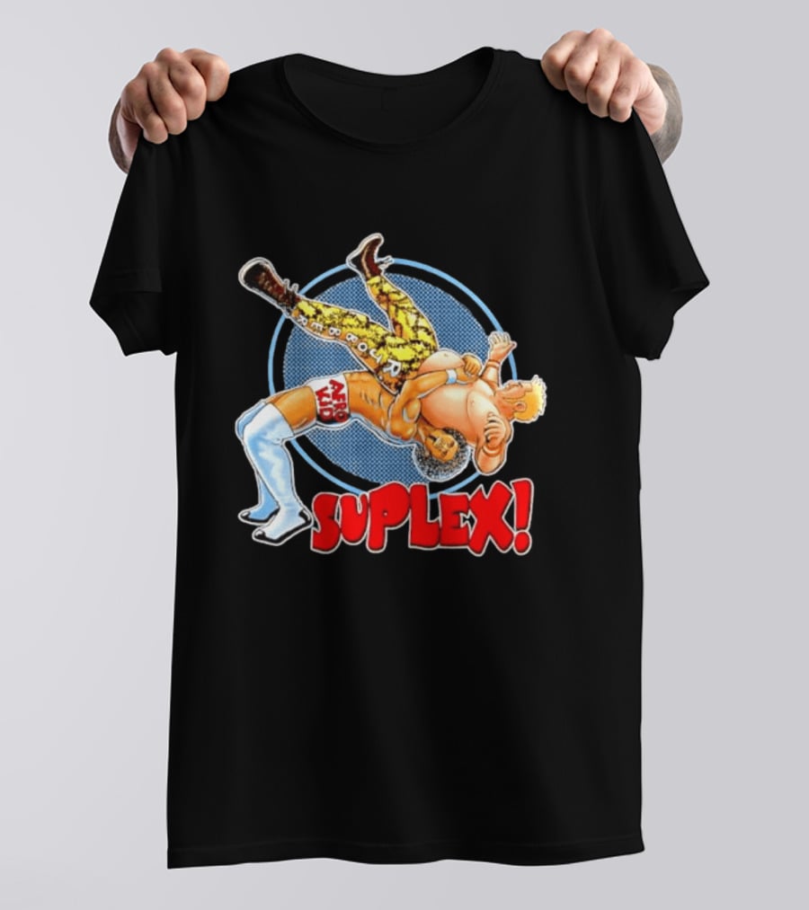 Afro Kid Wrestling Suplex Move T-Shirt