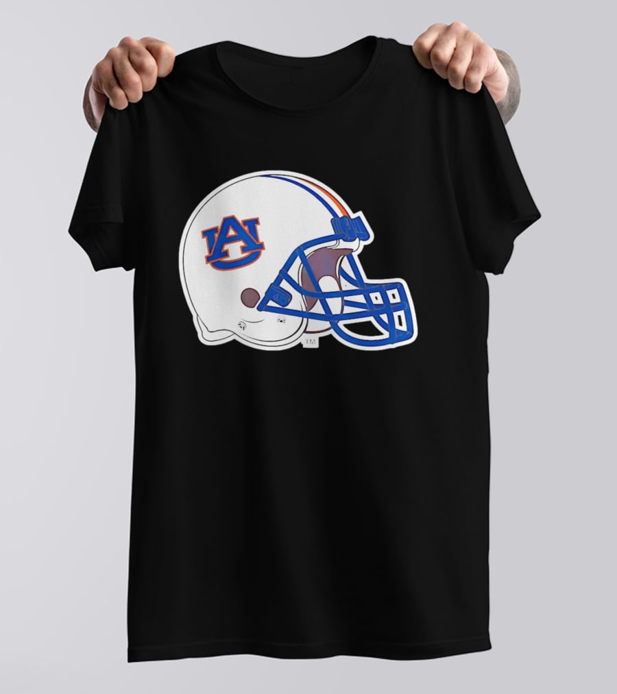 Auburn Tigers Football Helmet AU T-Shirt