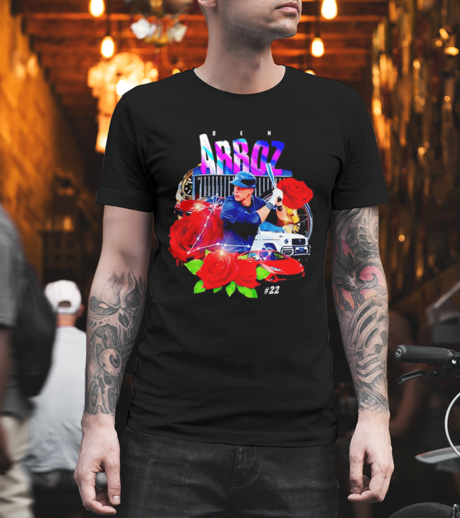 Ben Arroz New York Yankees Aaron Judge MLB 22 Luxury Sports Supercar Rose T-Shirt