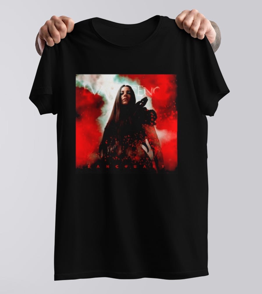 Evanescence Sanctuary Red Atmospheric Album Cover T-Shirt