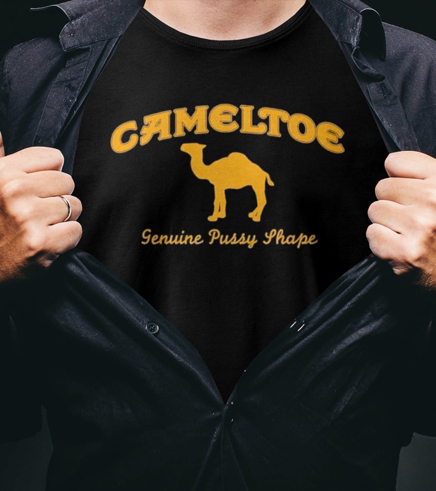 Cameltoe Genuine Pussy Shape Camel T-Shirt
