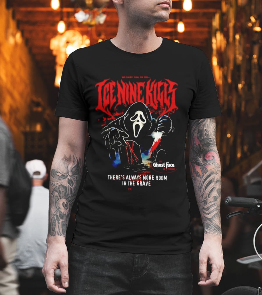 Ice Nine Kills Ghost Face There's Always More Room In The Grave T-Shirt