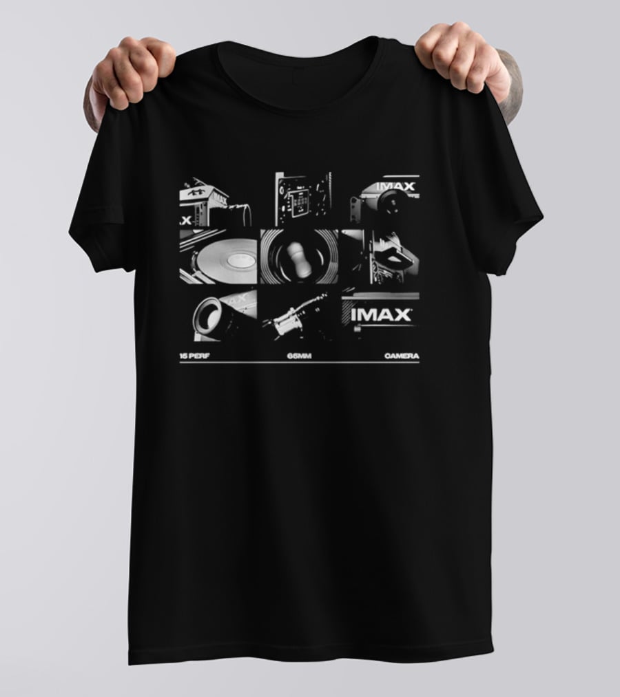 IMAX 15 Perf 65mm Camera Movie Film Technology Cinematography T-Shirt