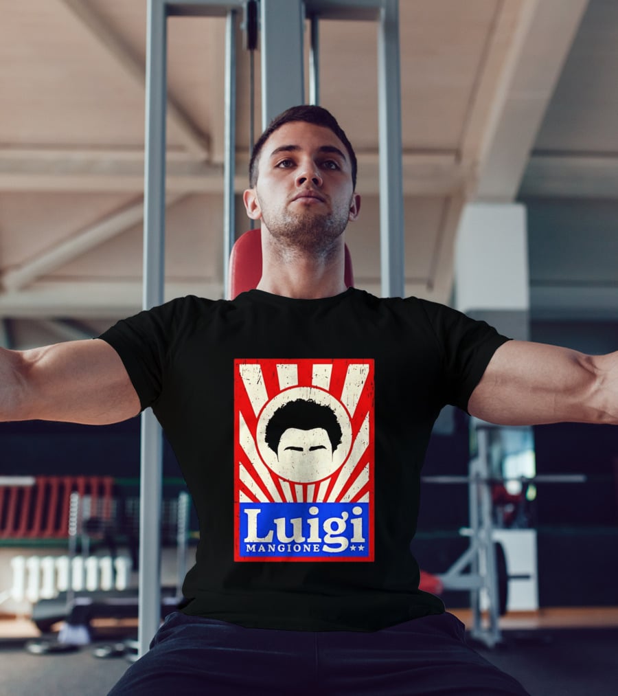 Luigi Mangione Red White Blue Campaign T-Shirt