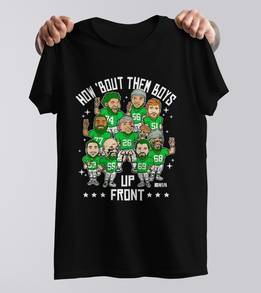How 'Bout Them Boys 26 Up Front 74 56 51 77 65 69 68 T-Shirt