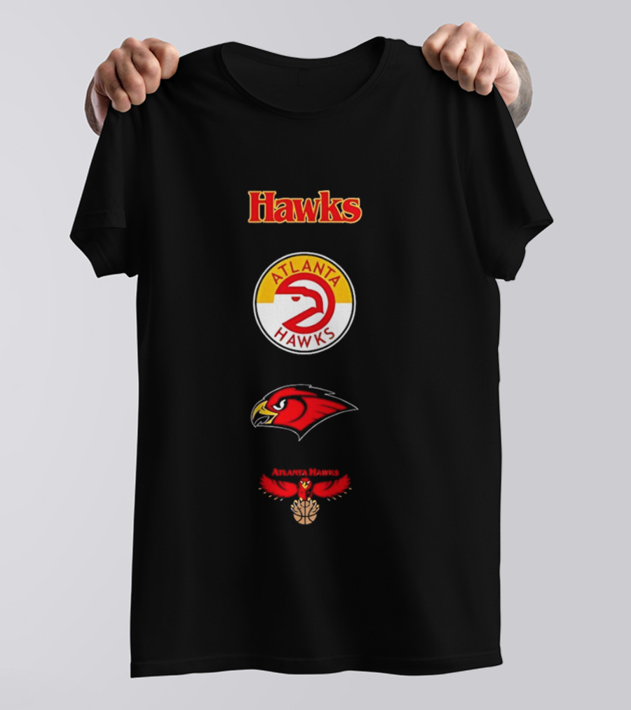 Mitchell & Ness Atlanta Hawks City Collection Vintage Logo Sports Fan Merchandise T-Shirt