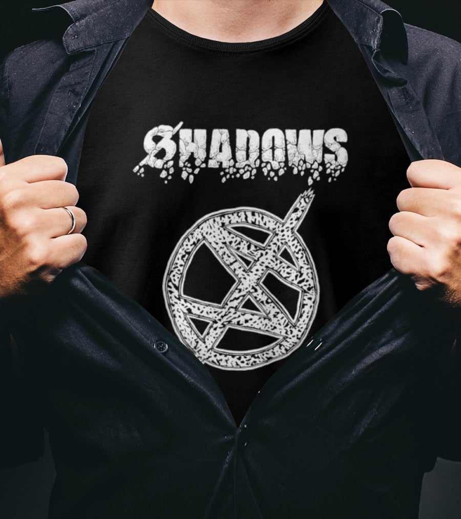 Shadows Anarchy Symbol Grunge T-Shirt