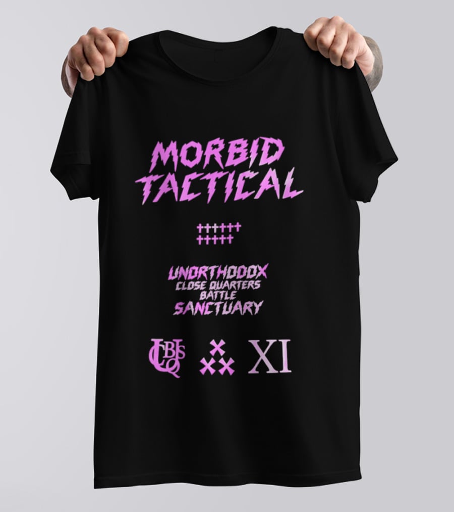 Morbid Tactical Unorthodox Close Quarters Battle Sanctuary UCBS XI T-Shirt