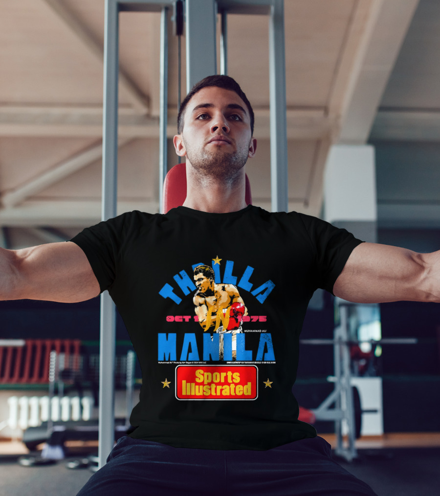 Thrilla In Manila Muhammad Ali Sports Illustrated October 1 1975 T-Shirt