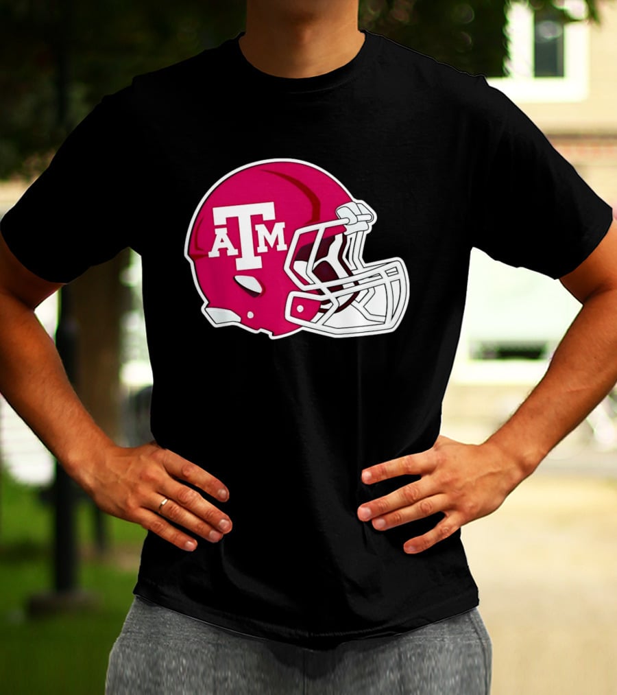 Texas A&M Aggies Football Helmet Fan Gear T-Shirt