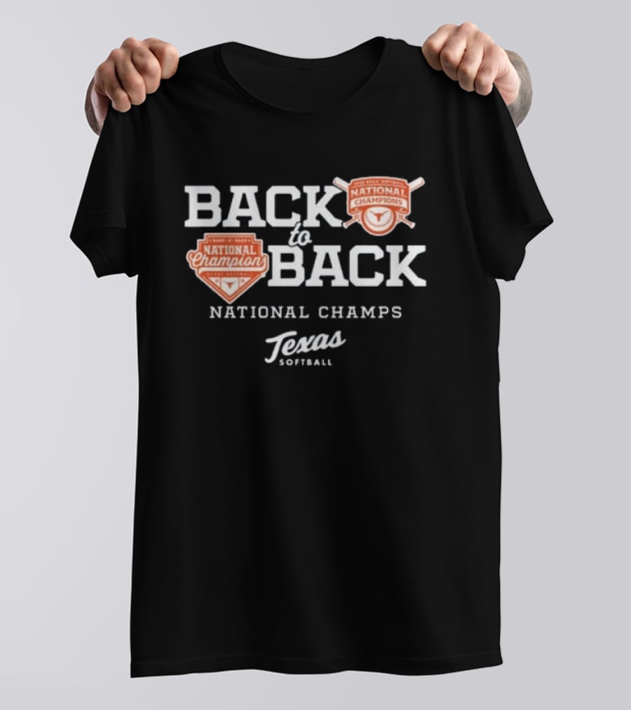 Back To Back National Champs Texas Football 2026 T-Shirt