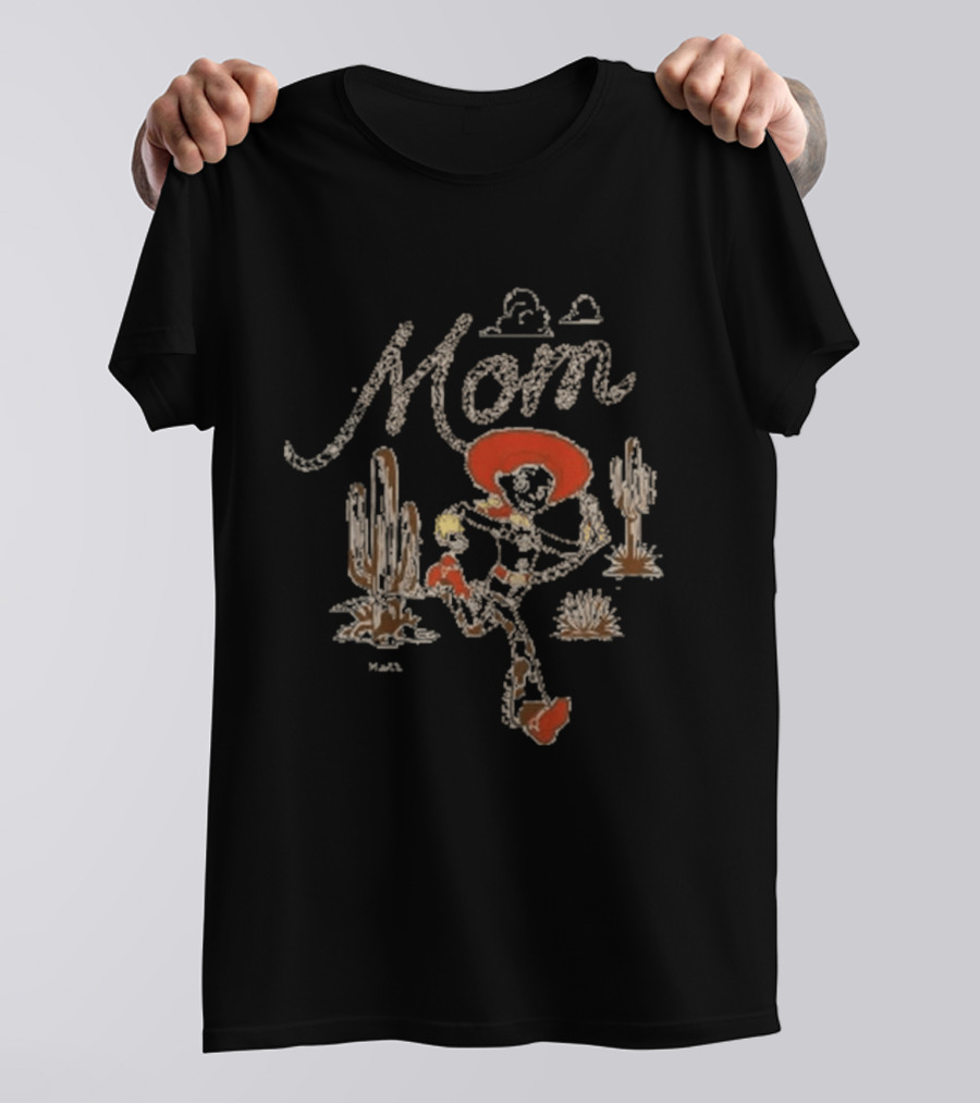 Mom Toy Story Jessie Western Cropped Cactus T-Shirt